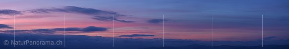 P016971: Panoramafoto Morgenstimmung mit feinen Pastelltönen