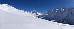 P017496: Panoramafoto Binntal und Ofenhorn im Winter