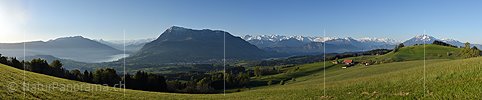 P017616: Panoramafoto Rigi und Zentralschweiz vom Rooterberg