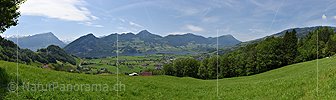P017872: Grosspanorama Fronalpstock, Rigi, Rossberg und Lauerzersee