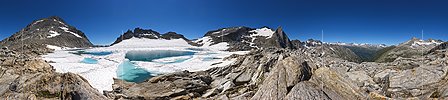 P018334: 360° Gigapixel Foto Gletschersee an Alpengletscher