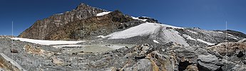 P018361: Panoramafoto Alphubelgletscher und Alphubel (Stand 8.2016)