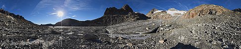 P018694: 360° Panoramafoto Tiefengletscher (Stand 9.2016)