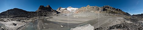 P018702: 360° Panoramafoto Tiefengletscher (Stand 9.2016)