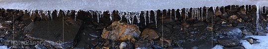 P018744a: Panoramafoto Eiszapfen