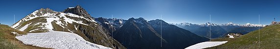 P019807: 360° Panoramafoto Wiwannihütte und Roti Chüe E