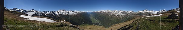 P019884: 360° Gigapixel Gipfelpanoramafoto Gale (Oberwald)