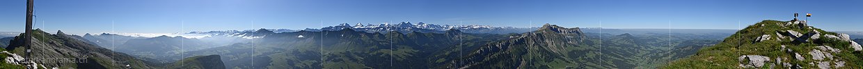 P019904: 360° Gipfelpanorama Schibengütsch (Schrattenfluh)