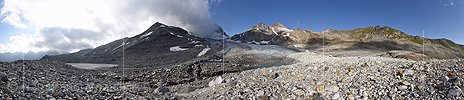 P020290: Panoramafoto Witenwasserengletscher (Stand 8.2017)