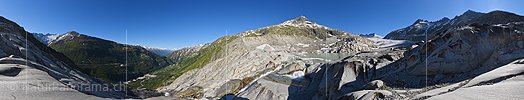 P021601: 360° Panoramafoto Rhonegletscher (Stand 6.2018)