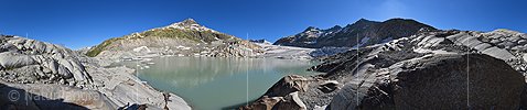 P021608: 360° Panoramafoto Rhonegletscher (Stand 6.2018)