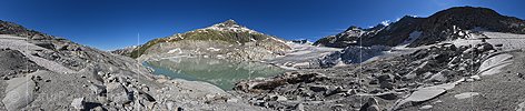 P021613: 360° Panoramafoto Rhonegletscher (Stand 6.2018)