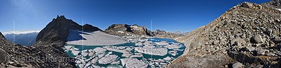 P022178: Panoramabild Chüebodengletscher (Stand 9.2018)