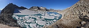 P022179: Panoramabild Chüebodengletscher (Stand 9.2018)