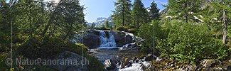 P023161: Panoramafoto Wasserfall
