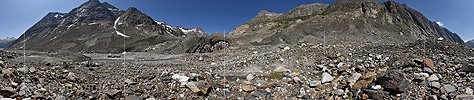 P023180: 360° Panoramafoto Unteraargletscher (Stand 7.2019)