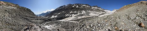 P023216: 360° Panoramafoto Oberaargletscher (Stand 7.2019)