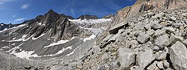 P023314: Panoramafoto Bächligletscher (Stand 8.2019)