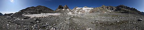 P023340: 360° Panoramafoto Tiefengletscher (Stand 8.2019)