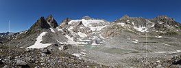 P023350: Panoramafoto Tiefengletscher und Galenstock