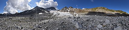 P023569: Panoramafoto Witenwasserengletscher (Stand 8.2019)