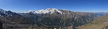 P023677: Panoramafoto Mischabel und Saastal