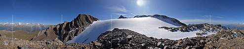 P023757: 360° Panoramafoto Rappegletscher (Stand 9.2019)