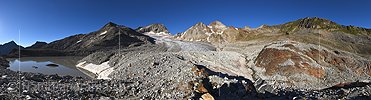 P025911a: Panoramafoto Witenwasserengletscher (Stand 7.2022)