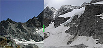 V000008: Interaktiver Vorher-Nachher Gletschervergleich vom Tälligletscher (Binntal)