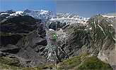 V000017: Interaktiver Vorher-Nachher Bildvergleich vom Fieschergletscher (Grindelwald)